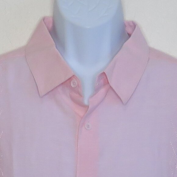 Cafe Luna* Men's Short Sleeve‎ Button Down Straight Hem Linen Shirt~ Size 2XL - Picture 10 of 11